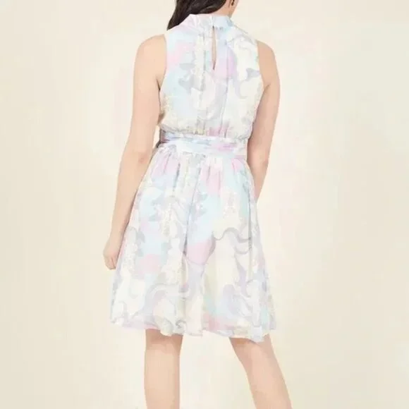 ModCloth Windy City Dress 4X – Pastel Sleeveless Midi Romantic - Picture 3 of 16